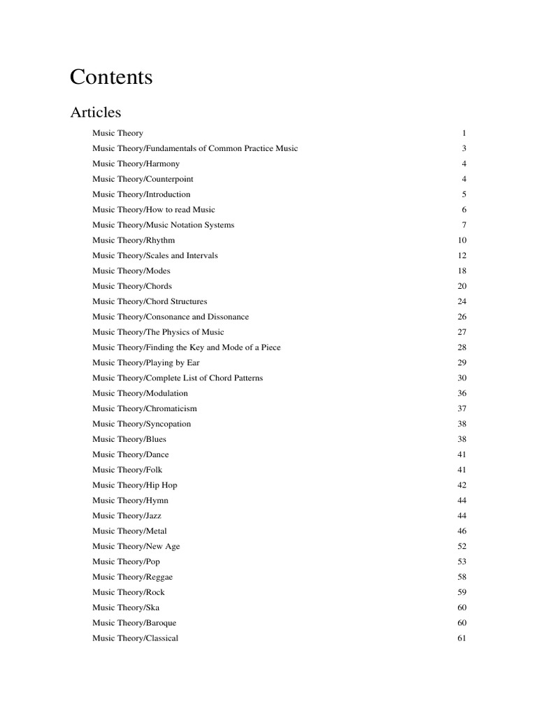 Music Theory PDF | PDF | Interval (Music) | Mode (Music)
