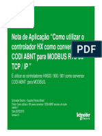 Como Utilizar o HX Como Conversor CODI ABNT Escravo Na Rede - (Publicado)