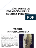 Teorías Sobre La Formación de La Cultura Peruana