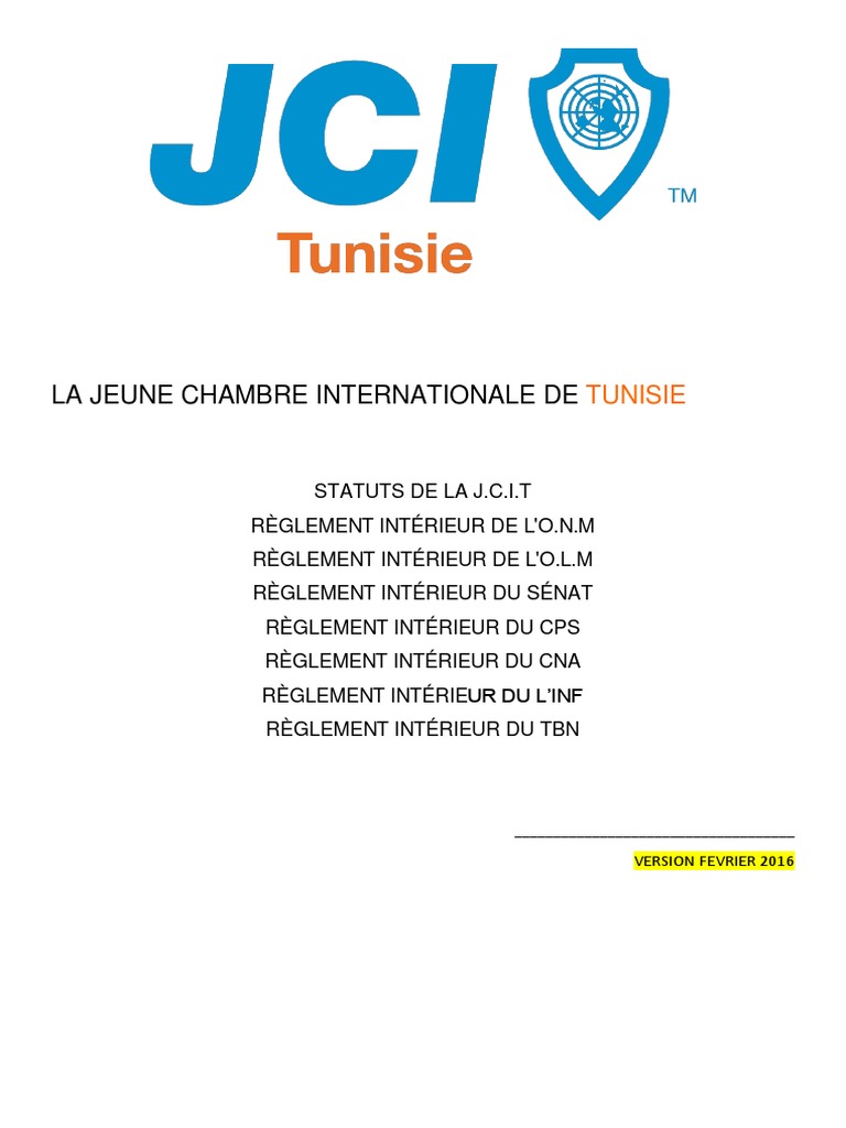 Statuts et Règlements de la JCIT | PDF | Sénat des États-Unis | Vice ...