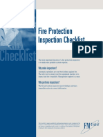 Fire Protection Inspection Checklist En