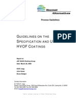 HVOF Design Guidelines