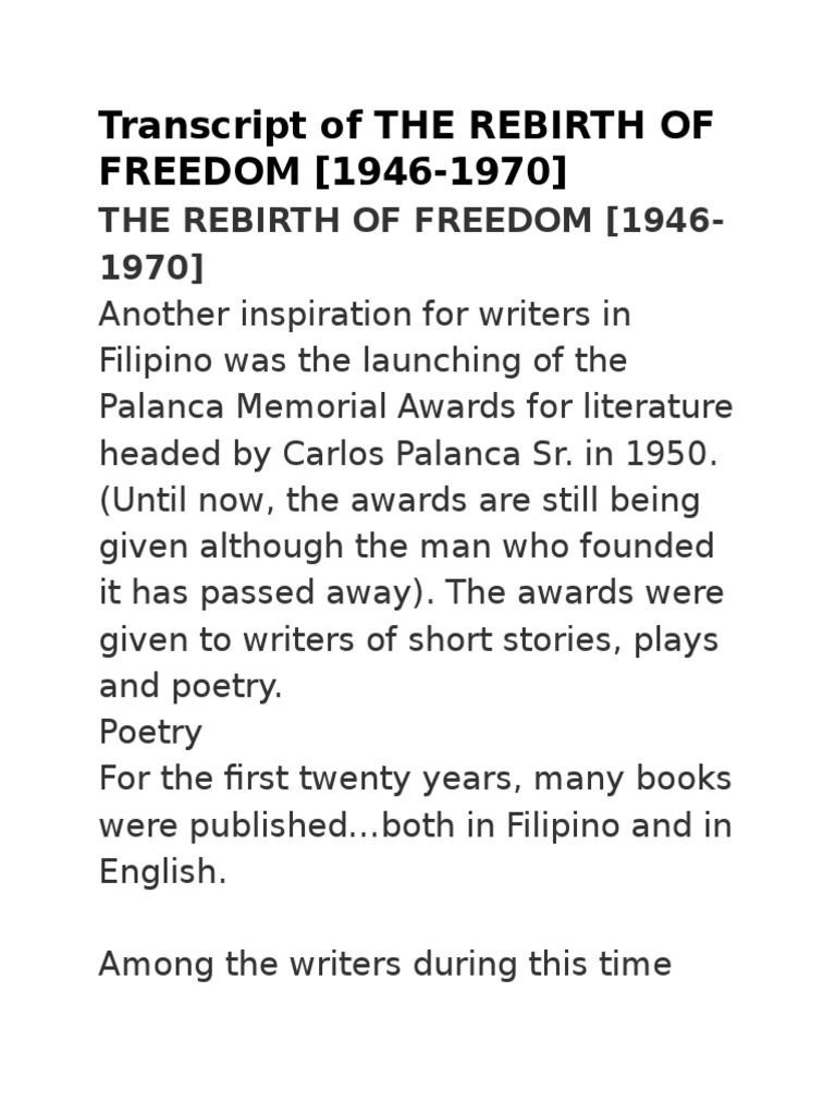 Freedom from want essay image representing Filipino dignity, labor, and literary reflection in 2026