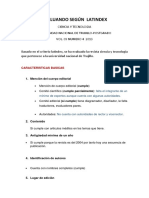 Evaluando Según Latindex PDF