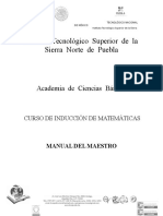 Manual Del Maestro de Matematicas