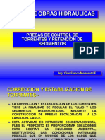 Presas de Control de Torrentes