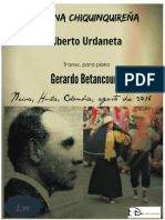 GUABINA CHIQUINQUIREÑA. Alberto Urdaneta. Transc. Piano Gerardo Betancourt.