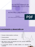 Nutrición y crecimiento