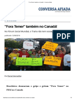 _Fora Temer_ Também No Canadá! — Conversa Afiada