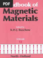 Handbook of Magnetic Materials, Volume 12