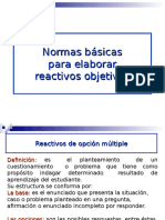 Elaboracion de Reactivos