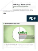 4 Formas de Calcular El Área de Un Círculo