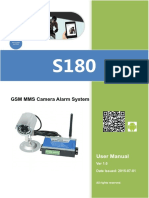 S180 MMS Camera Alarm System User Manual PDF
