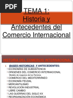 Historia y Antecedentes Del Comercio Internacional