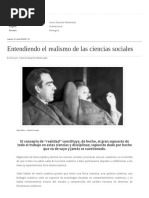 Entendiendo El Realismo de Las Ciencias Sociales