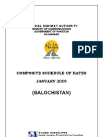 (Balochistan) : Composite Schedule of Rates