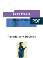 Edad Media (Música Profana)