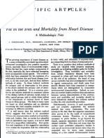 Fat in The Diet and Mortality From Heart Disease - Yerushalmy & Hilleboe