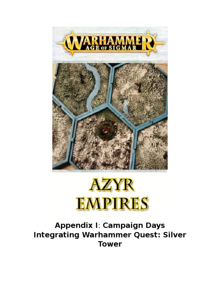 Azyr Empires Campaign Day Guide | PDF | Leisure | Unrest