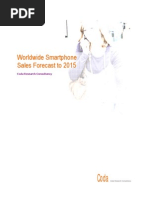 Download Worldwide Smartphone Sales Forecast to 2015 EXTRACT by Coda Research Consultancy SN32104832 doc pdf
