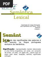 Semântica Lexical