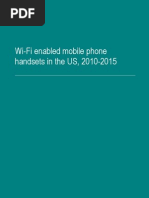 Download Wi-Fi Enabled Mobile Phone Handsets in the US 2010-2015 EXTRACT by Coda Research Consultancy SN32104990 doc pdf