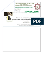 INVITACION Clausura