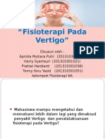 Fisioterapi Pada Vertigo