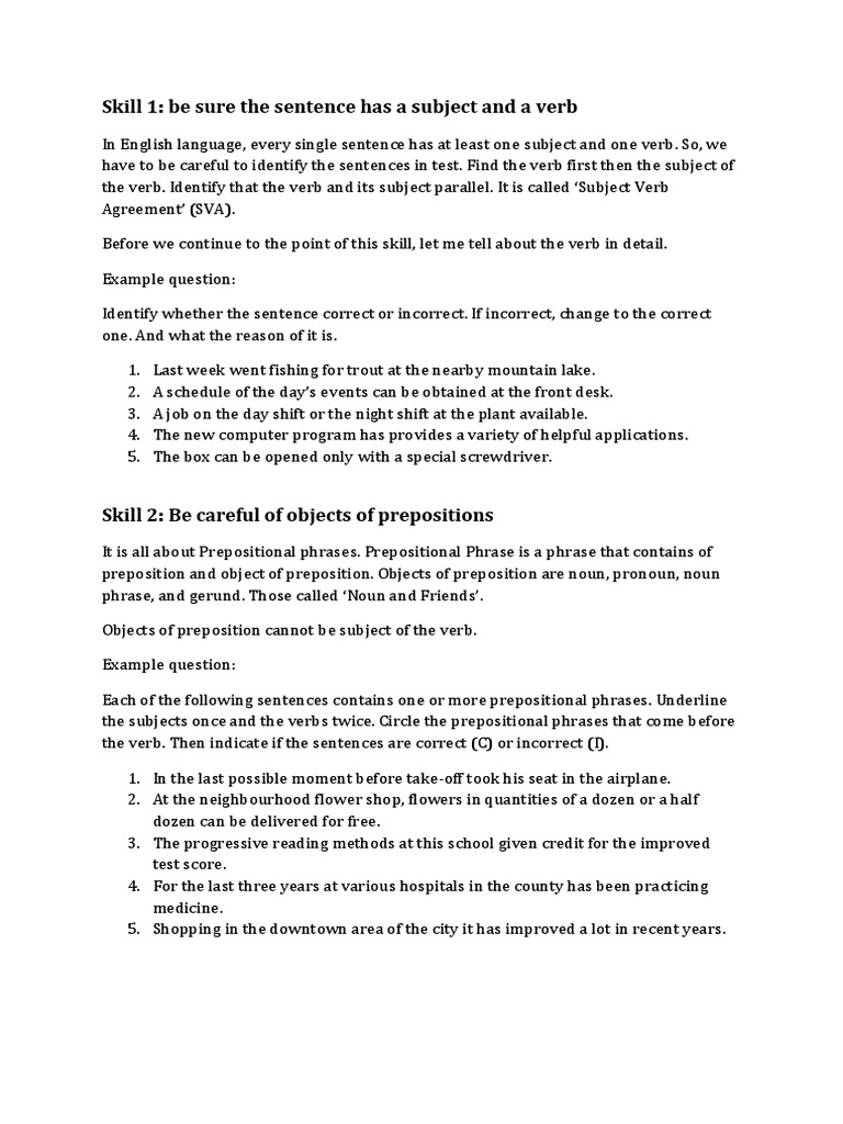 Skill Toefl | PDF | Adjective | Verb