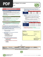 Treatment of Allergy