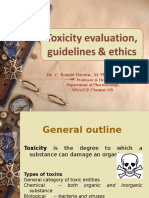 toxicity studies guidelines,  