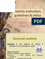 Toxicity Studies Guidelines