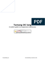 Tamang OC Lang - A Newbie's Guide To Car Care Maintenance Version 2