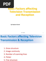 Slides02 Basic Factors AffectingTelevision Transmission Reception