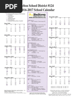 Asd-W School Calendar 2016-2017 Colored | PDF