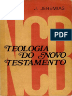 Teologia Do Novo Testamento Com Joachim Jeremias