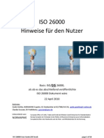Nutzerhinweise ISO 26000 (DIS Basiert) 2010-04-22