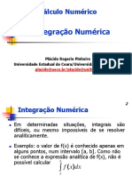 Aulas 33 e 34 Integracao Numerica