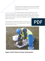Soil Test For Road Construction