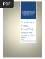 Download Transformer VectTransformer Vector Group Test Conditionsor Group Test Conditions by Dhinesh Kumar SN321089729 doc pdf