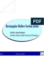 Rectangular Hollow Sections Joints