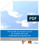Desarrollo Económico Local. EL PAPEL DE LOS PARTIDOS POLÍTICOS