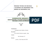 Conceptos Relacionados Con El Hormigon y Acero de Refuerzo