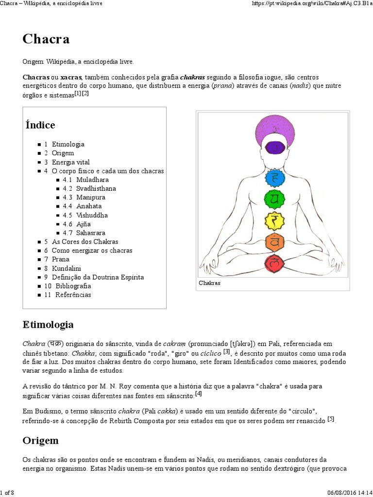 Entendendo os Chakras e Suas Funções | PDF