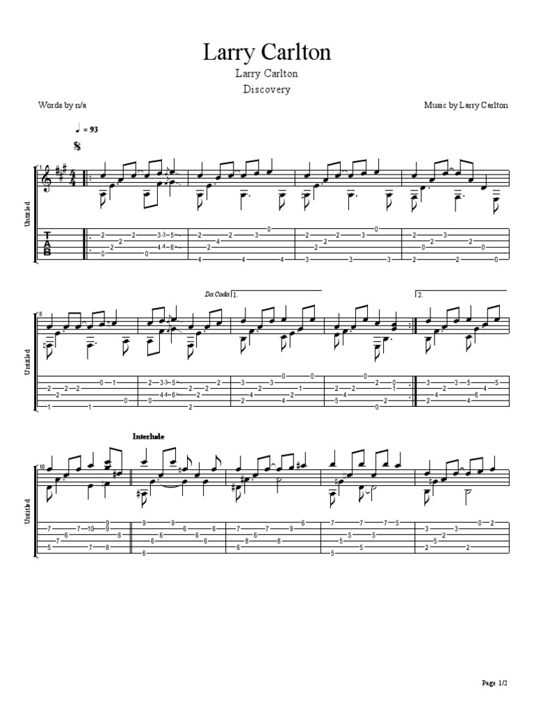 Larry Carlton Her Favorite | PDF