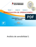 07-Investigacion Operativa I - Ing Industrial Analisis de Sensibilidad Parte 1