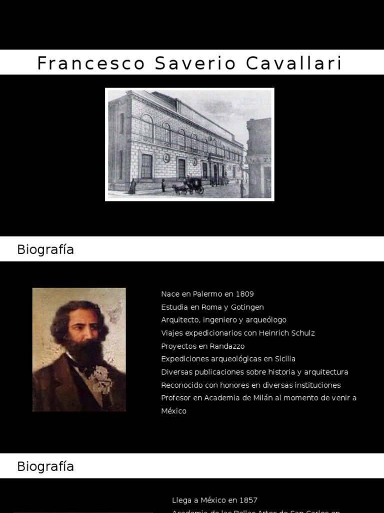 Francesco Saverio Cavallari en México | PDF | Diseño arquitectonico