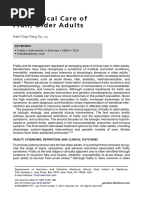 Rockwood Clinical Frailty Scale | PDF | Science & Mathematics