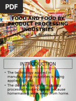 Chem 71. Food and Food by Product Processing Industries