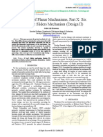 Synthesis of Planar Mechanisms, Part X